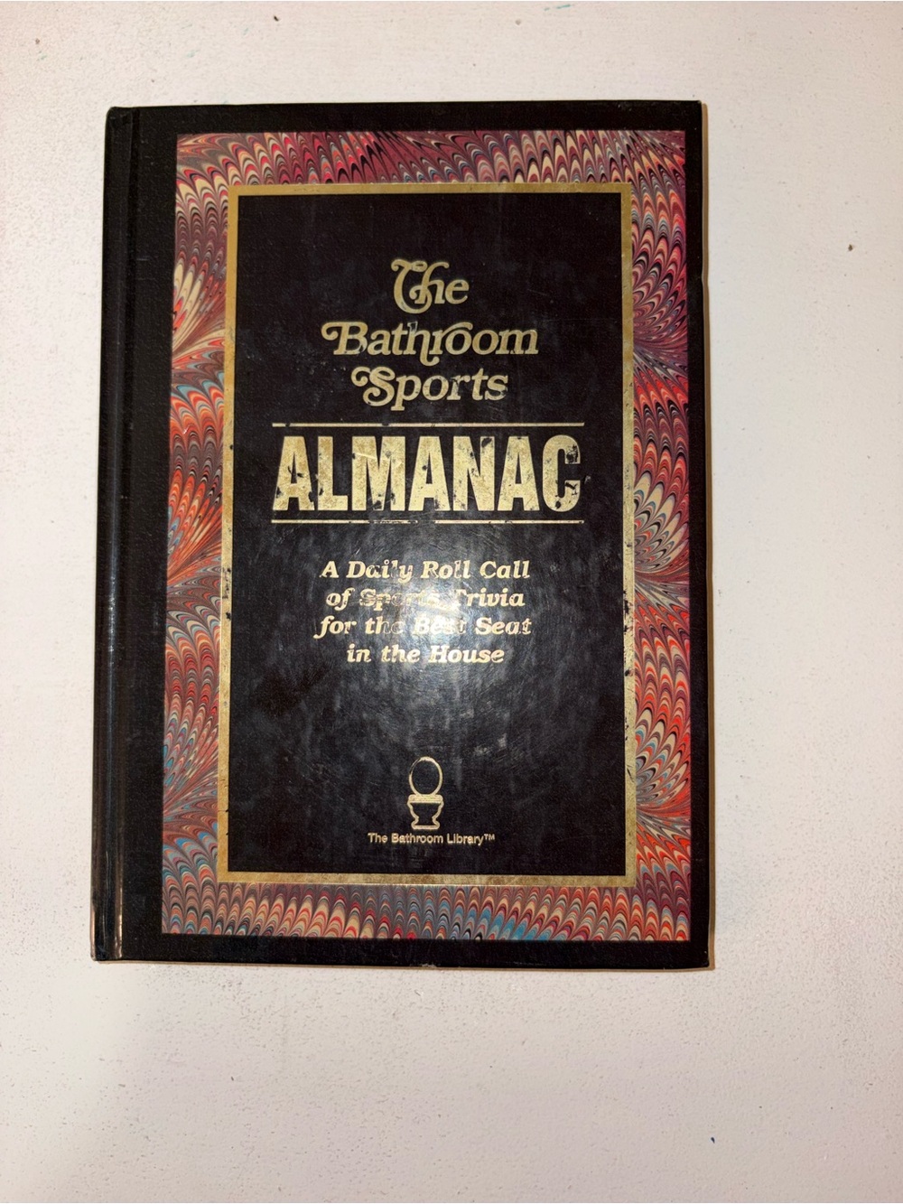 The Bathroom Sports Almanac – Black & Marbled Cover